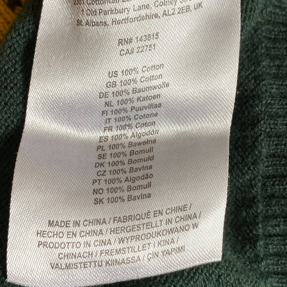 NFL Team Apparel Green Bay Packers Fair Isle Sweater Men Sz M Football Fandom - Picture 10 of 11